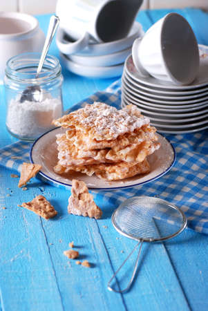 chiacchiere - traditional carnival sweets Italian