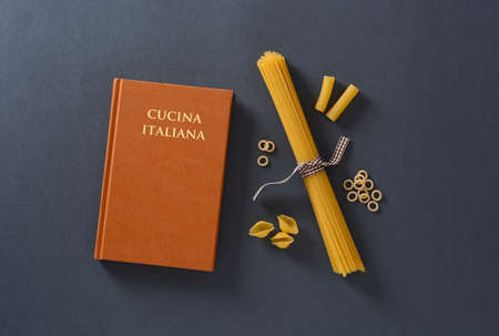 Italian pasta and recipe book