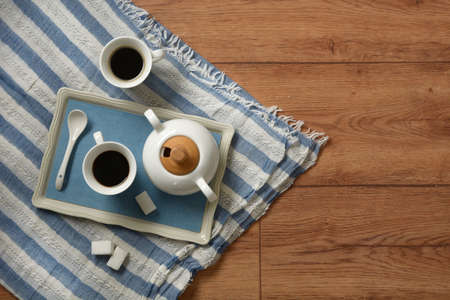 cup of italian espresso - italian morning breakfast - closeup