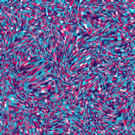 vector television warped colored noise abstract pixels glitch modern decoration backgroundのイラスト素材