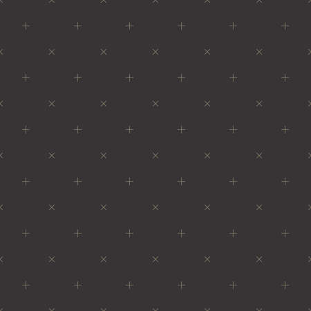 Abstract Minimal Pattern Background with Plus and Multiply Signsのイラスト素材