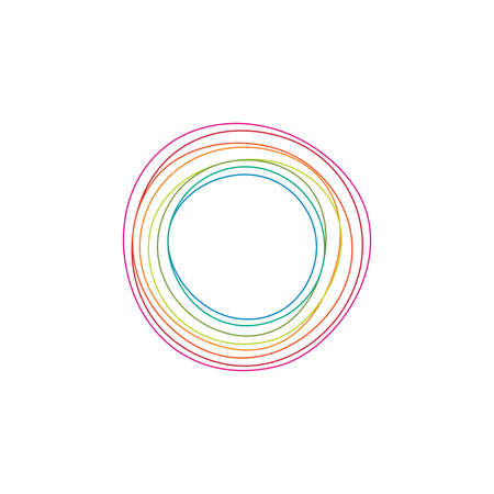 minimalistic template, elegant emblem icon vector illustration designのイラスト素材