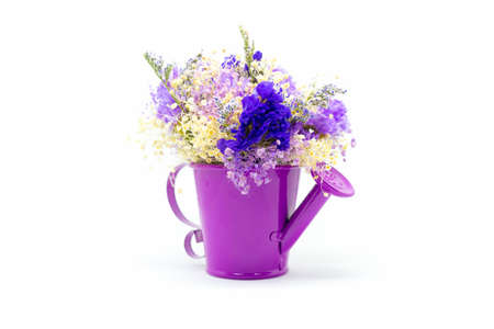 bouquet of flowers hydrangea isolated on white backgroundの写真素材