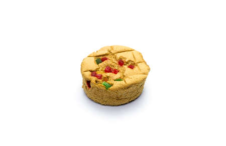 cupcake isolated on white backgroundの写真素材