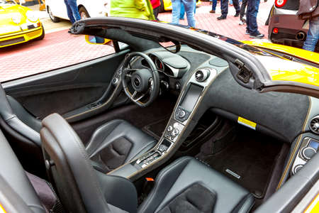 REDMOND, WA - APRIL 29, 2017: McLaren at Exotic car show at Redmond Town Center. The Largest Weekly Gathering Of Exotic Cars In The USA.のeditorial素材