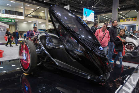 SEATTLE, WA - NOVEMBER 12, 2017: Toyota FV2 on display at Seattle International Auto Show.