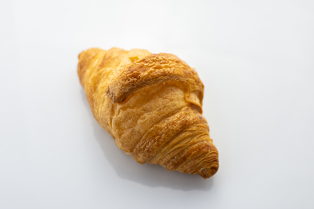 Fresh baked croissant isolatedの写真素材