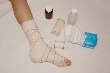 Sprain leg