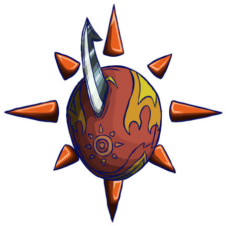 Illustration of Digital Egg 1 Artworkのイラスト素材