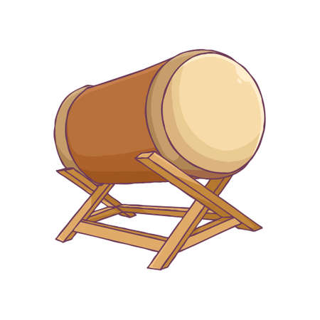 Illustration of Mosque Drum Artworkのイラスト素材