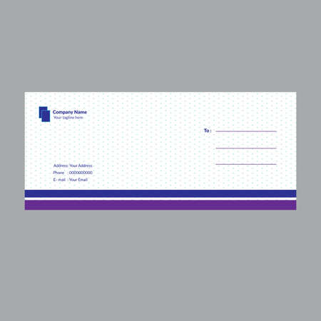 DL Envelope Design, 300dpi, CMYK, 9.5*4.125 inch sizeのイラスト素材