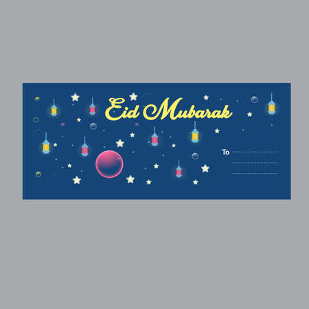 DL Envelope Design, CMYK, 300dpi, 9.5*4.125 inch sizeのイラスト素材
