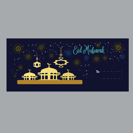 DL Envelope Design, CMYK, 300dpi, 9.5*4.125 inch sizeのイラスト素材