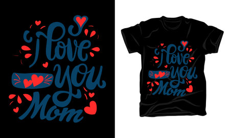 typography tshirt designのイラスト素材