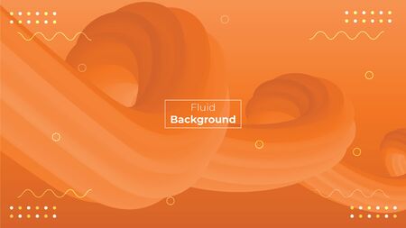 Abstract Background with 3d fluid shapes Vector 3D Fluid Vector Shape Abstract Backgroundのイラスト素材