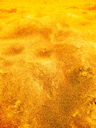 Close up of beach sand texture background abstract colorfulの写真素材