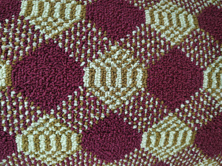 Close up shot of colorful textured abstract background cloth