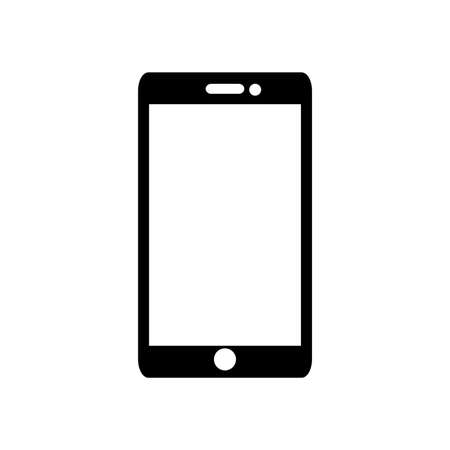 Smart phone isolated on white backgroundの写真素材