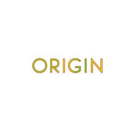 Organic text on white background. Vector illustration in trendy flat style.の写真素材
