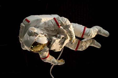 astronaut in space display