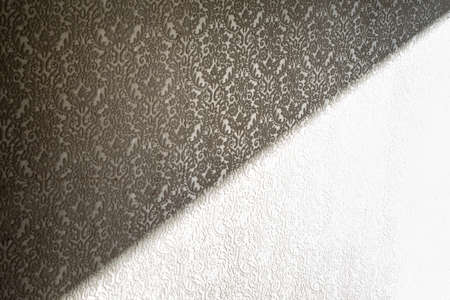 Sunbeam on Floral Pattern wallpaperの写真素材