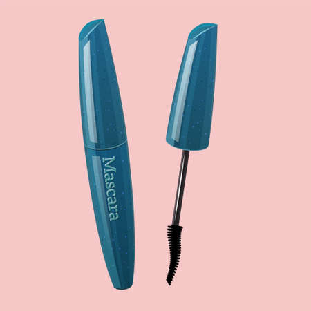 cosmetics make up realistic vector illustrationのイラスト素材