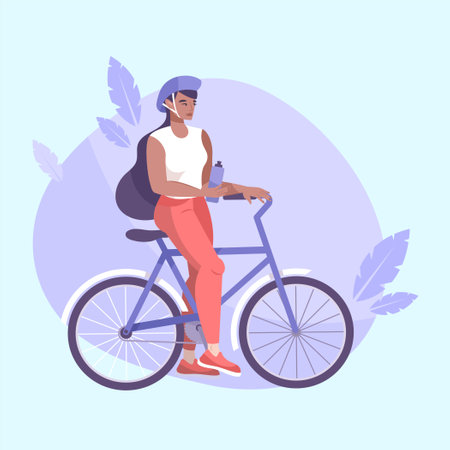 cool drink composition with people vector ilustrationのイラスト素材