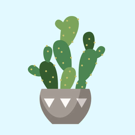 house plant flat design vector ilustrationのイラスト素材