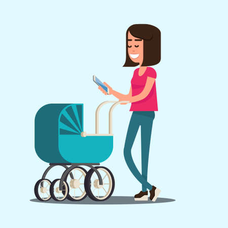 people mobile phone concept vector ilustrationのイラスト素材