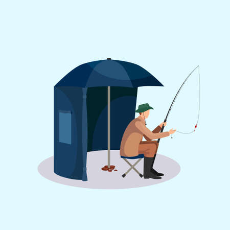 people with umbrella icon vector ilustrationのイラスト素材