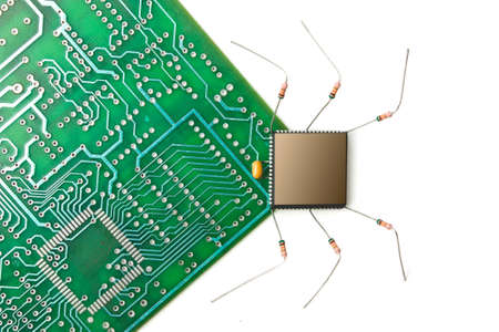 computer virus is isolated on white background