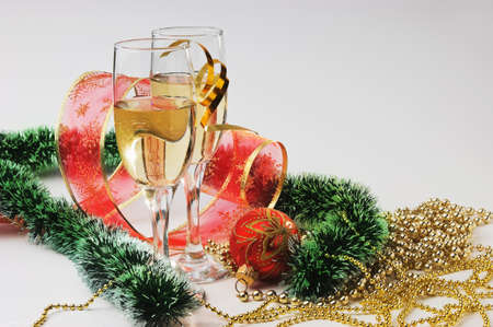 Happy New Year and Merry Christmasの写真素材