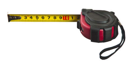 tape measure isolated on white background