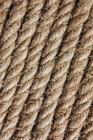 The texture of the old ropeの写真素材