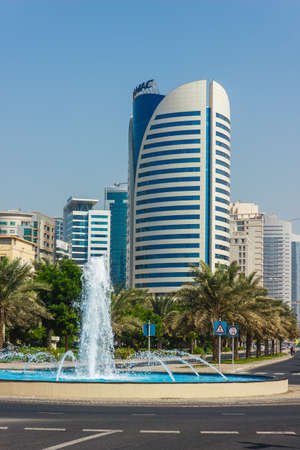 DUBAI, UAE - NOVEMBER 12: High rise buildings and streets in Dubai, UAE. Dubai was the fastest...