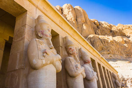  the Memorial Temple of Hatshepsut . Luxor, Egypt, 2012 yearの写真素材