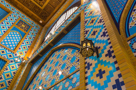 DUBAI, UNITED ARAB EMIRATES - NOVEMBER 2: Battuta Mall is the most beautiful supermarket in Dubai, November 2, 2013.のeditorial素材