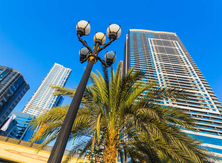 SHARJAH, UAE - OCTOBER 28: Sharjah - third largest and most populous city in United Arab Emirates, on October 28, 2013.  It is the most industrialized emirate in UAE.のeditorial素材