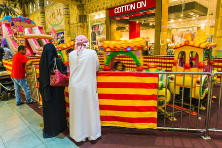 DUBAI, UNITED ARAB EMIRATES - NOVEMBER 2: Battuta Mall is the most beautiful supermarket in Dubai, November 2, 2013.のeditorial素材