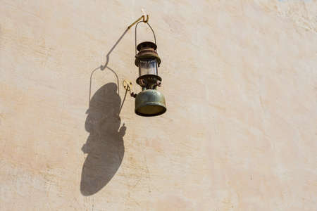 Arab street lanterns in the city of Dubai in the United Arab Emiratesの写真素材