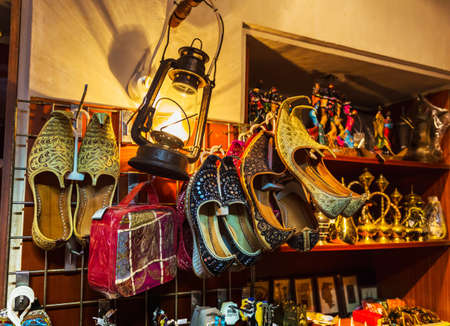 DUBAI, UAE-NOVEMBER 9, 2013: Heritage Village. It is the largest historical museum in Dubai.のeditorial素材