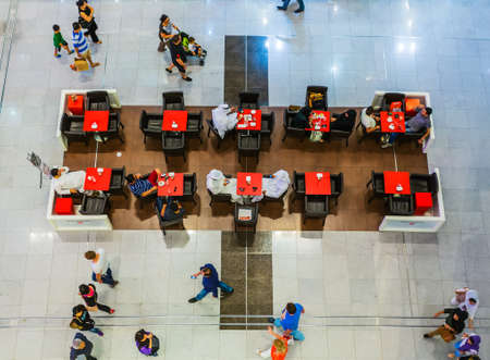DUBAI, UAE - OCTOBER 31: World's largest shopping mall based on total area and sixth largest by gross leasable area, October 31, 2013 in Dubai, UAEのeditorial素材