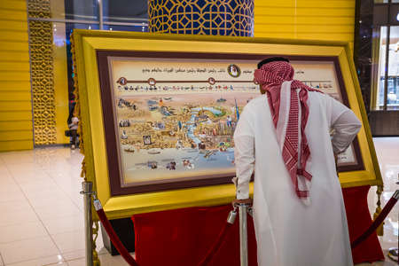 DUBAI, UAE - OCTOBER 31: World's largest shopping mall based on total area and sixth largest by gross leasable area, October 31, 2013 in Dubai, UAEのeditorial素材