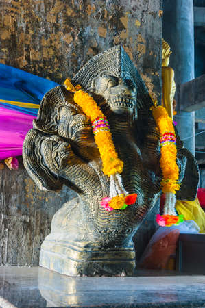 PHUKET, THAILAND - FEBRUARY 14: Big Buddha temple complex, on February 14, 2013. The construction is made only on donations.のeditorial素材