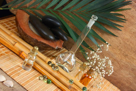 still-life subjects of relaxing spa treatmentsの写真素材