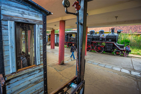 DALAT, VIETNAM - NOV 26, 2014.  Ancient station is famous place, history destination for traveler,...