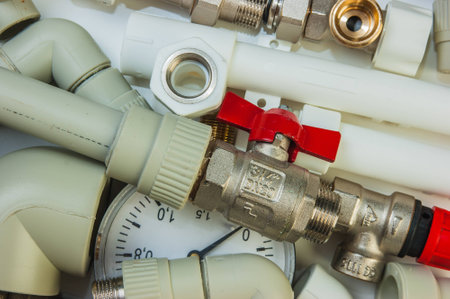 Plumbing fixtures and piping parts