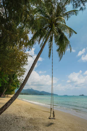 Beautiful tropical beach at island Koh Chang , Thailand.の写真素材