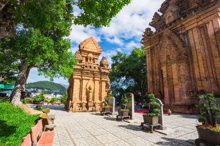 Po Ngar Cham Towers in Nha Trang, Vietnamの写真素材