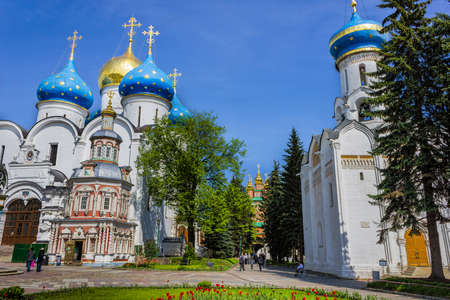 Sergiev Posad, RUSSIA-MAY, 15, 2012. Monastery in Sergiev Posad in the Moscow regionのeditorial素材